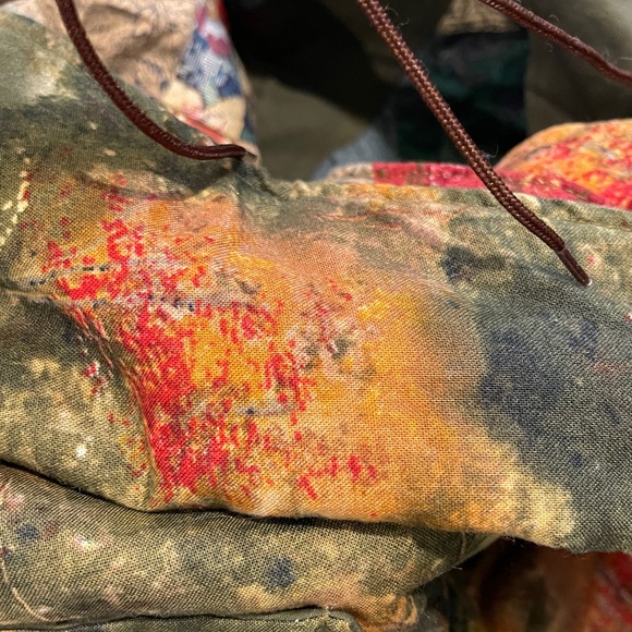 Tye Dye Boho Hippie Chic Beachy Reversible Hobo Cloth Bag Tote - Picture 7 of 10